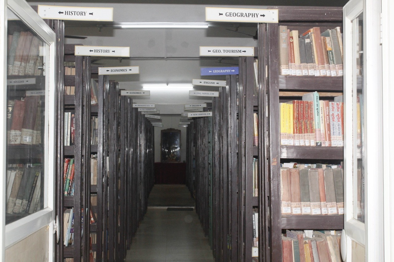 College library stack room